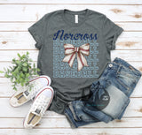 Norcross Baseball Stacked WITH bow (personalized)