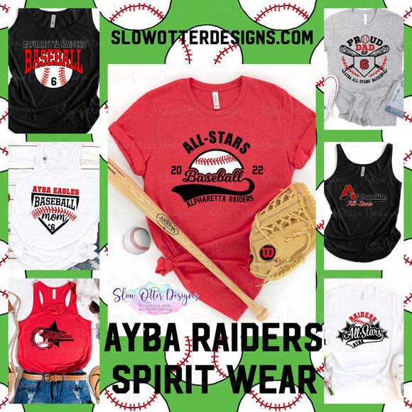 AYBA RAIDERS SPIRIT WEAR
