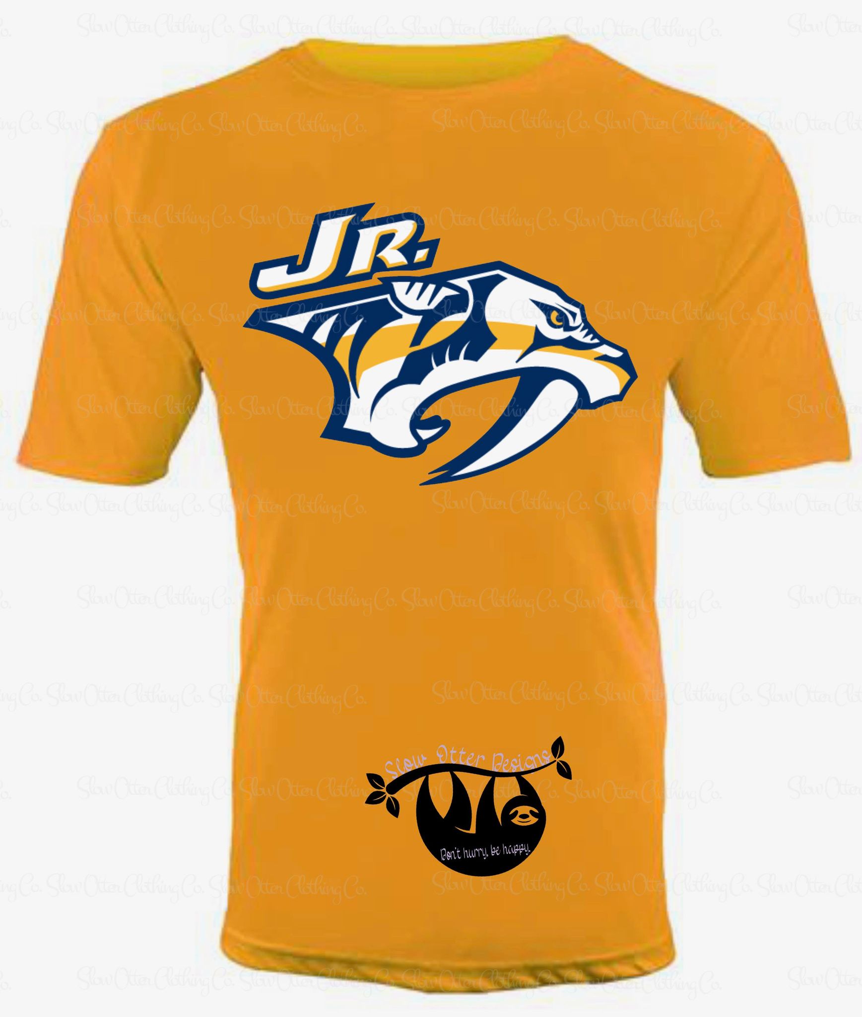 Jr. Preds Unisex Cotton Tee with Customizable Player's Number (on back –  Slow Otter Designs