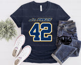 Jr. Preds Unisex Cotton Tee with Customizable Player's Number (on back)