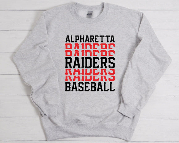 Alpharetta Raiders Baseball Stacked