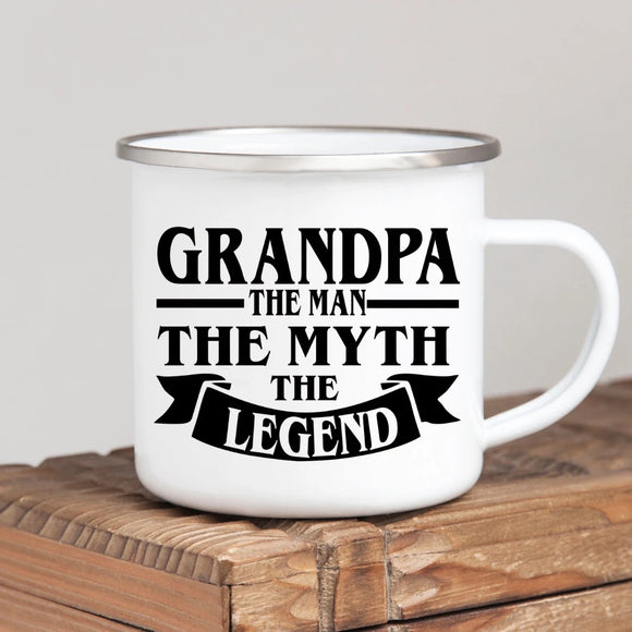 Grandpa Enamel Mug