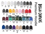 UNISEX PREMIUM HOODIE SIZE CHART